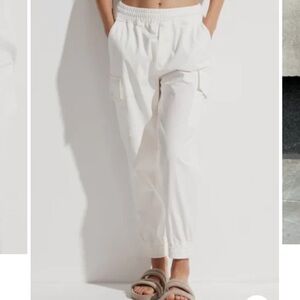 Varley White Jogger Pants